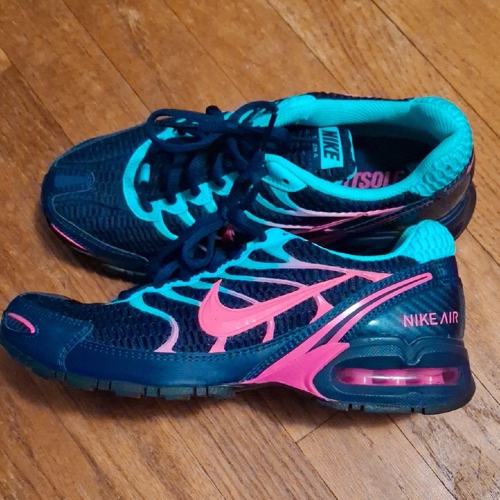 Nike Air Womens Size 8 Torch 4 Blue Pink Shoes